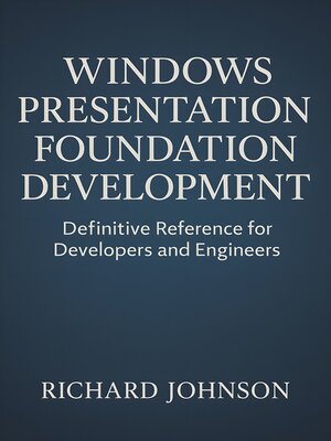 cover image of Windows Presentation Foundation Development